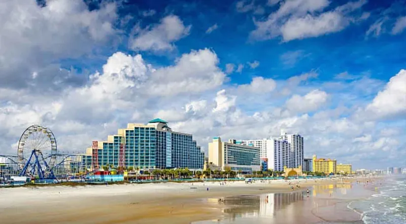 Daytona Beach, Florida shoreline